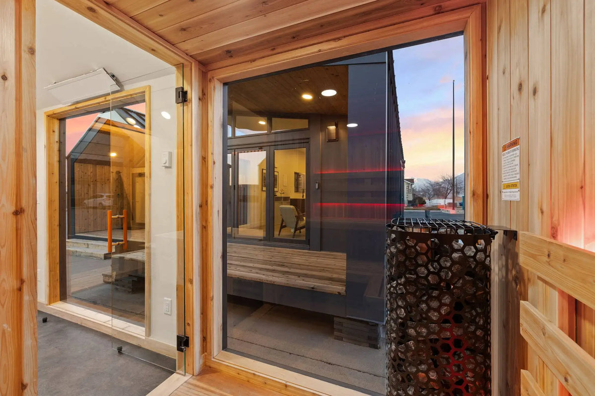 Sweaty Yeti Sauna Plunge 4-6 Person Sauna & Cold Plunge