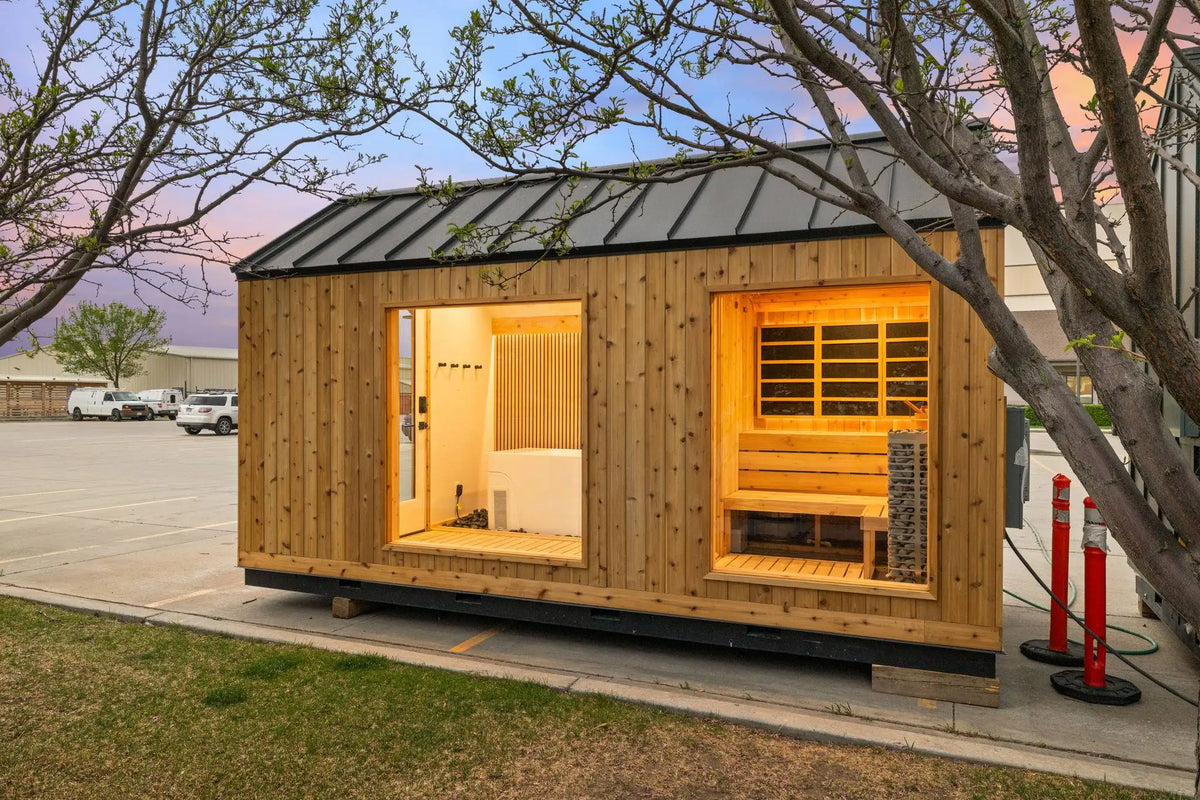 Sweaty Yeti Sauna Plunge 4-6 Person Sauna & Cold Plunge