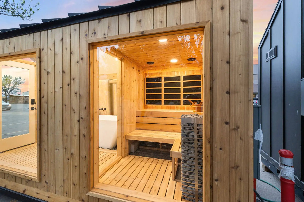 Sweaty Yeti Sauna Plunge 4-6 Person Sauna & Cold Plunge