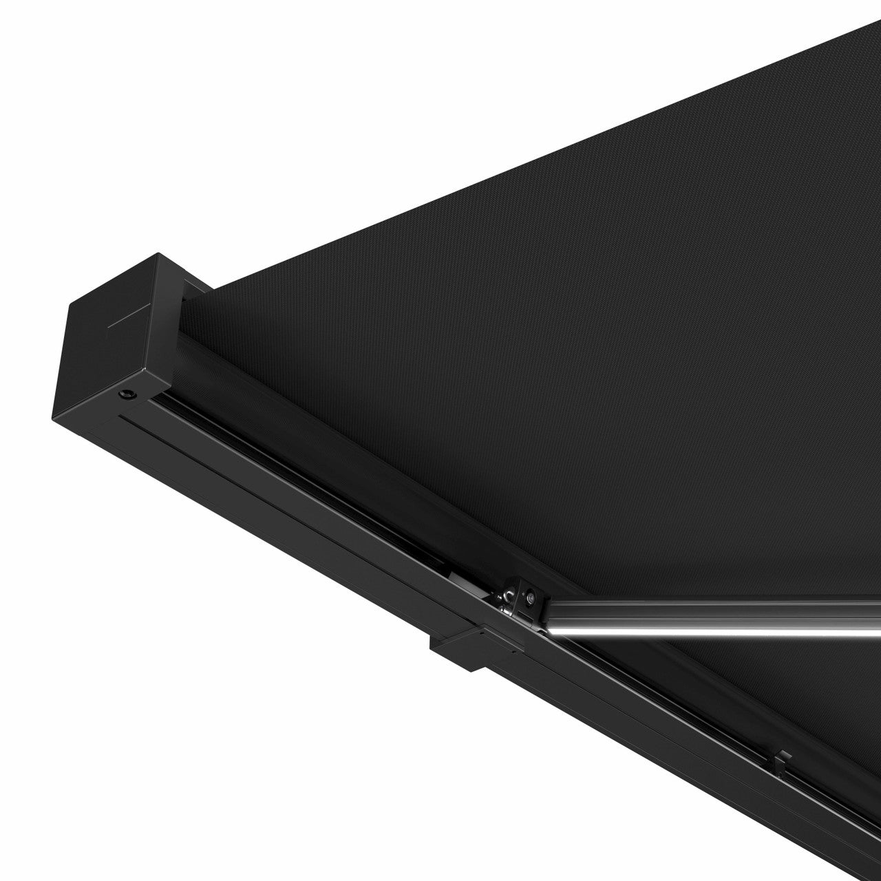 Royale Series 10x8 ft Motorized Patio Awning — Midnight Onyx