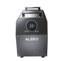 ALEKO dehumidifier with digital display on a white background