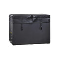 Covered stainless steel cold plunge tub