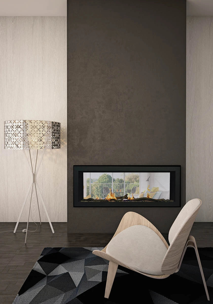 Sierra Flame Emerson 48ST Slim See-Through Gas Fireplace