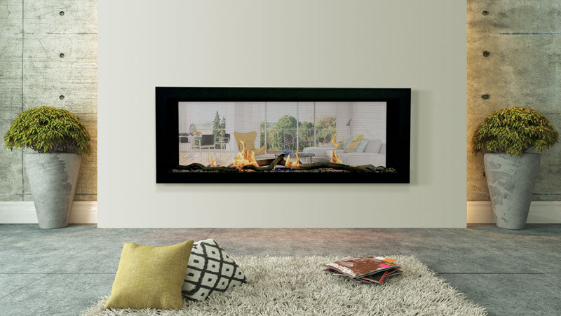 Sierra Flame Emerson 48ST Slim See-Through Gas Fireplace