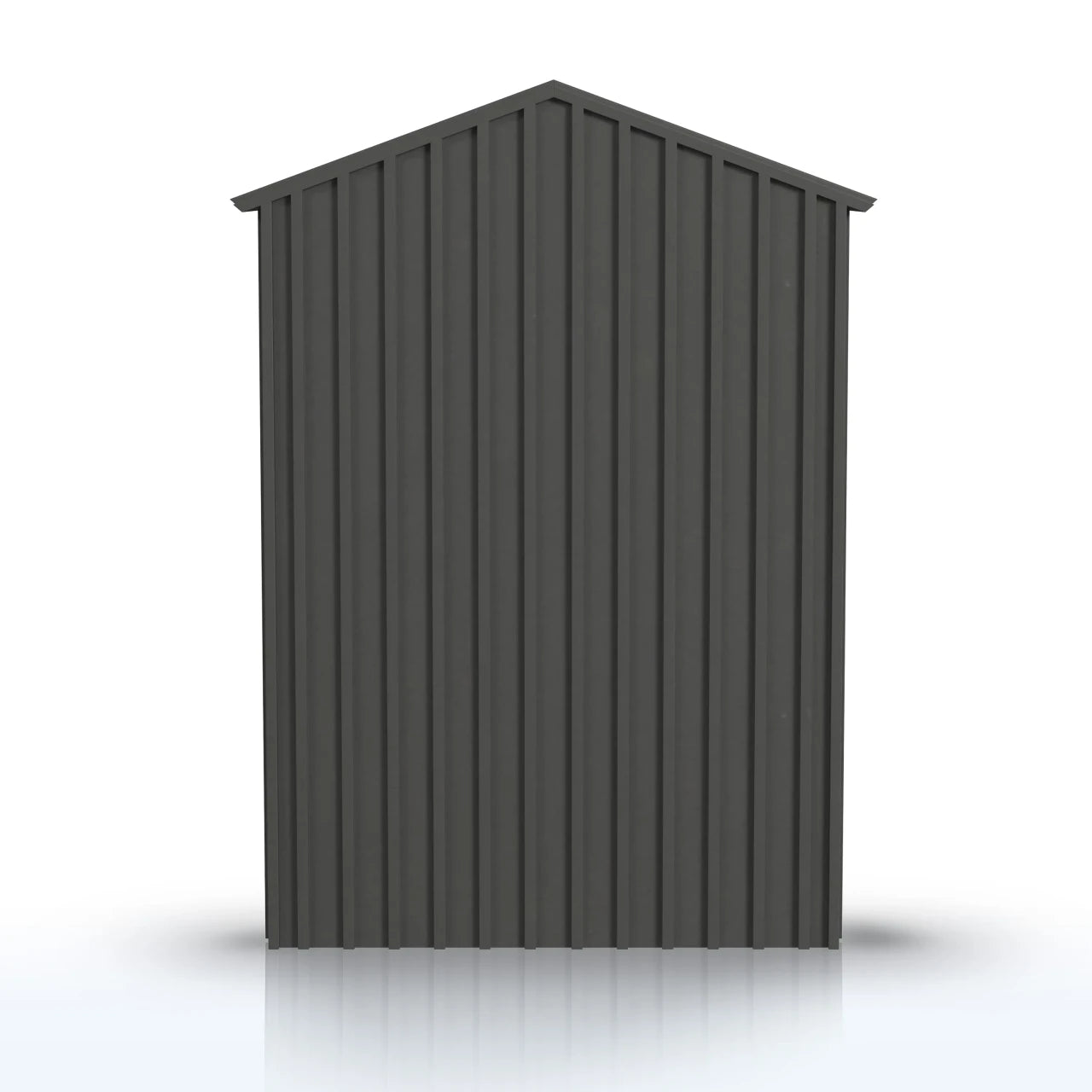 back of sauna in black