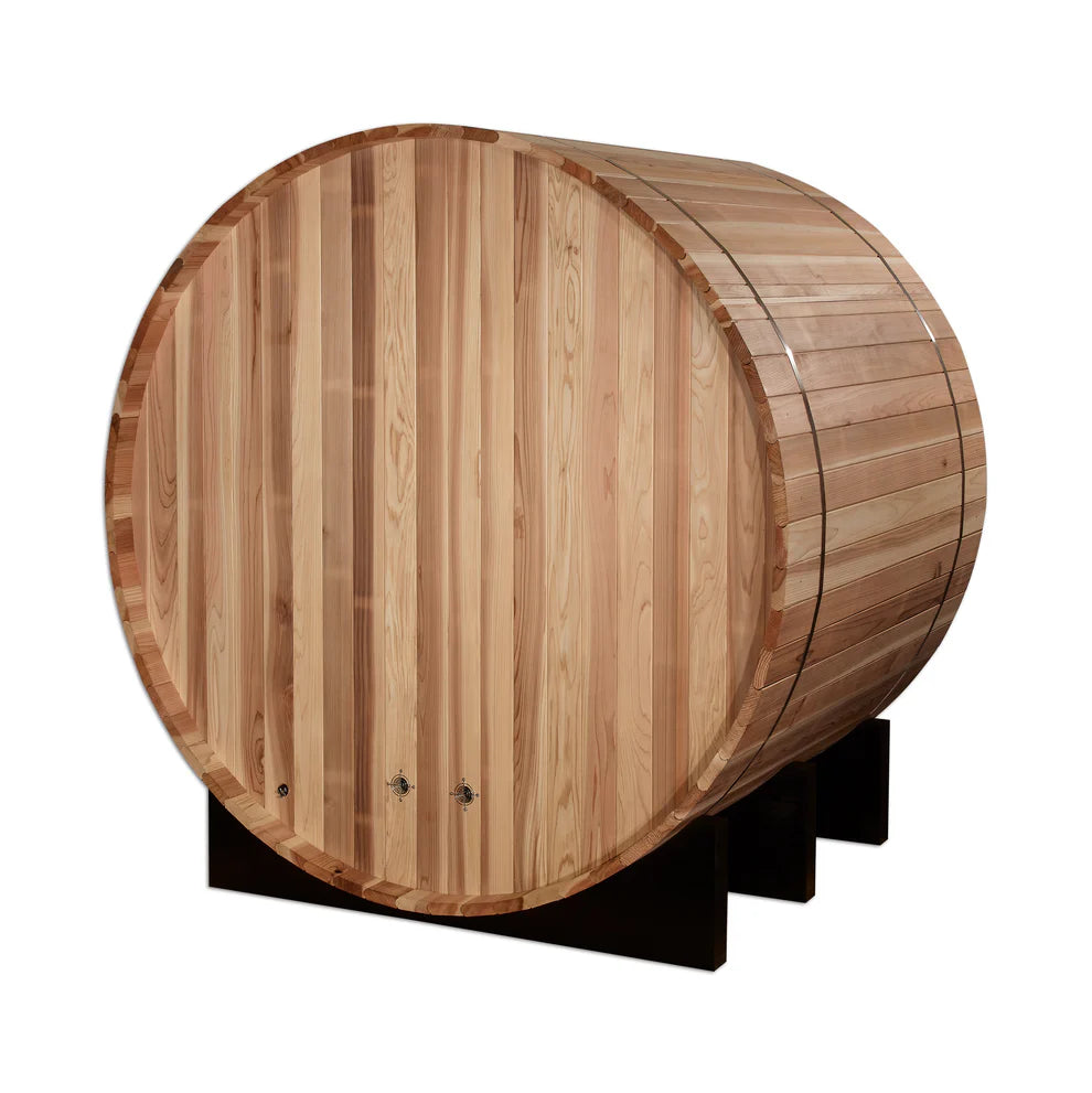 2-Person Barrel Traditional Sauna - Pacific Cedar