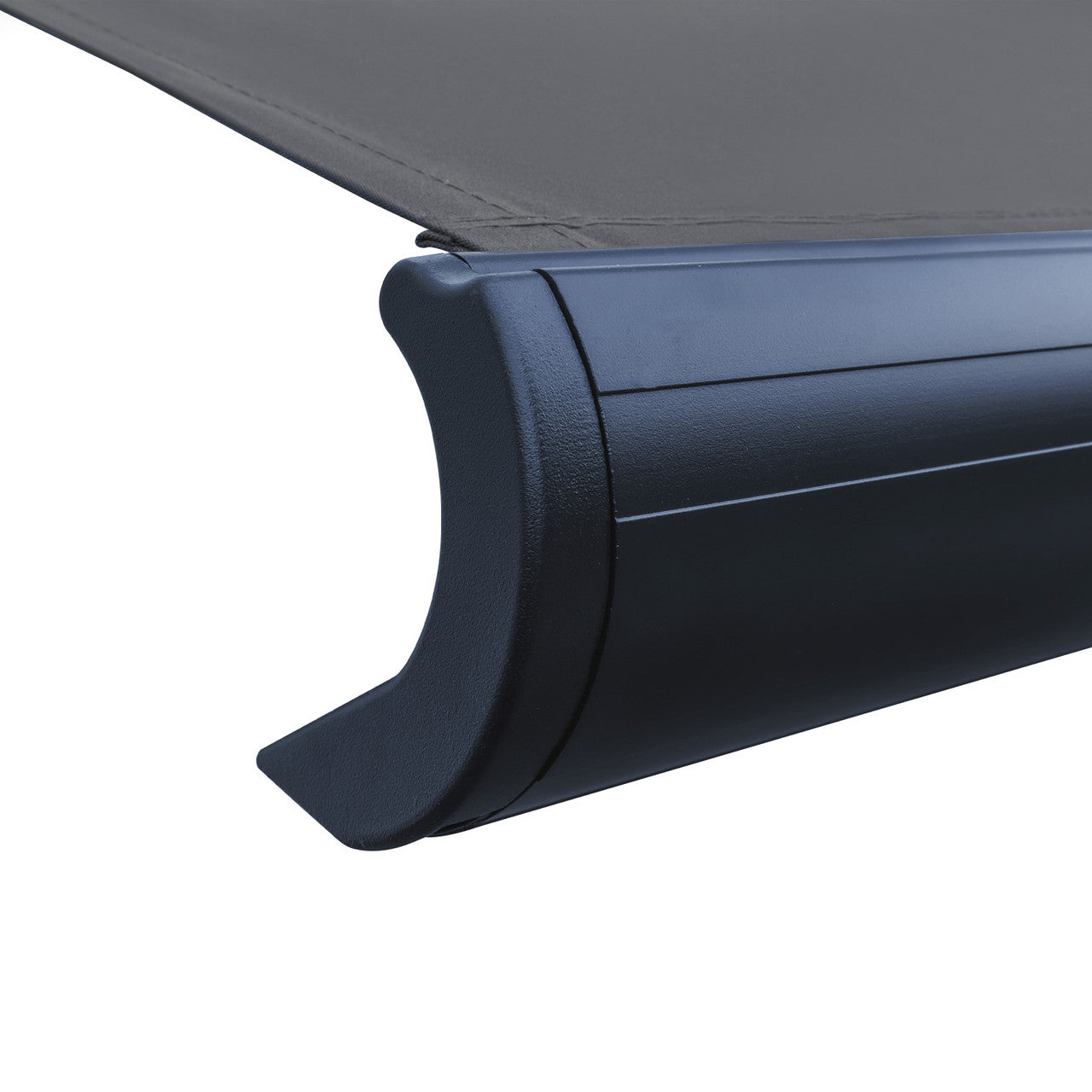 Italian Series 10x8 ft Motorized Patio Awning — Gray