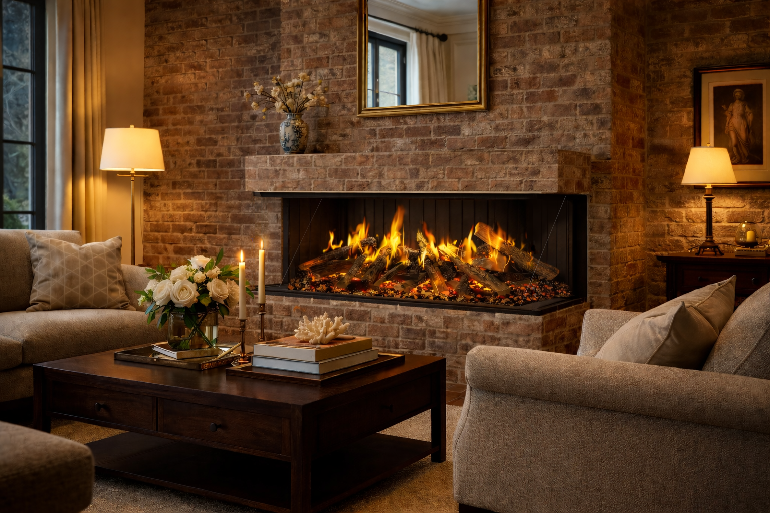 Amantii Signature MultiView Holo Electric Fireplace
