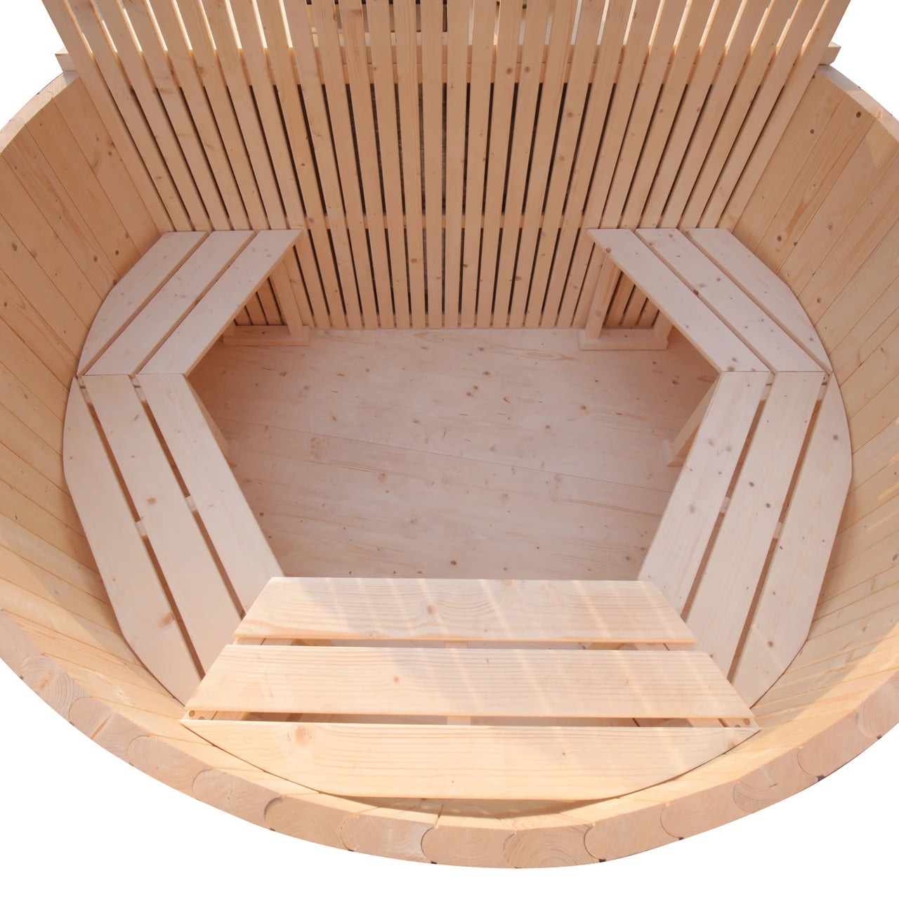 Wood-Fired Hot Tub & Ice Bath — 4-5 Person | Pine & Stainless
