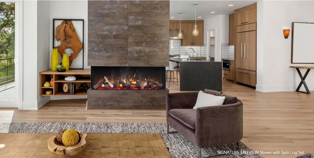 Amantii Signature TruView 3-Sided Electric Fireplace
