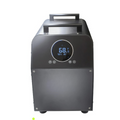 Black chiller with digital display on a white background