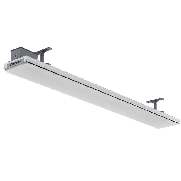 Electric heater in a white background