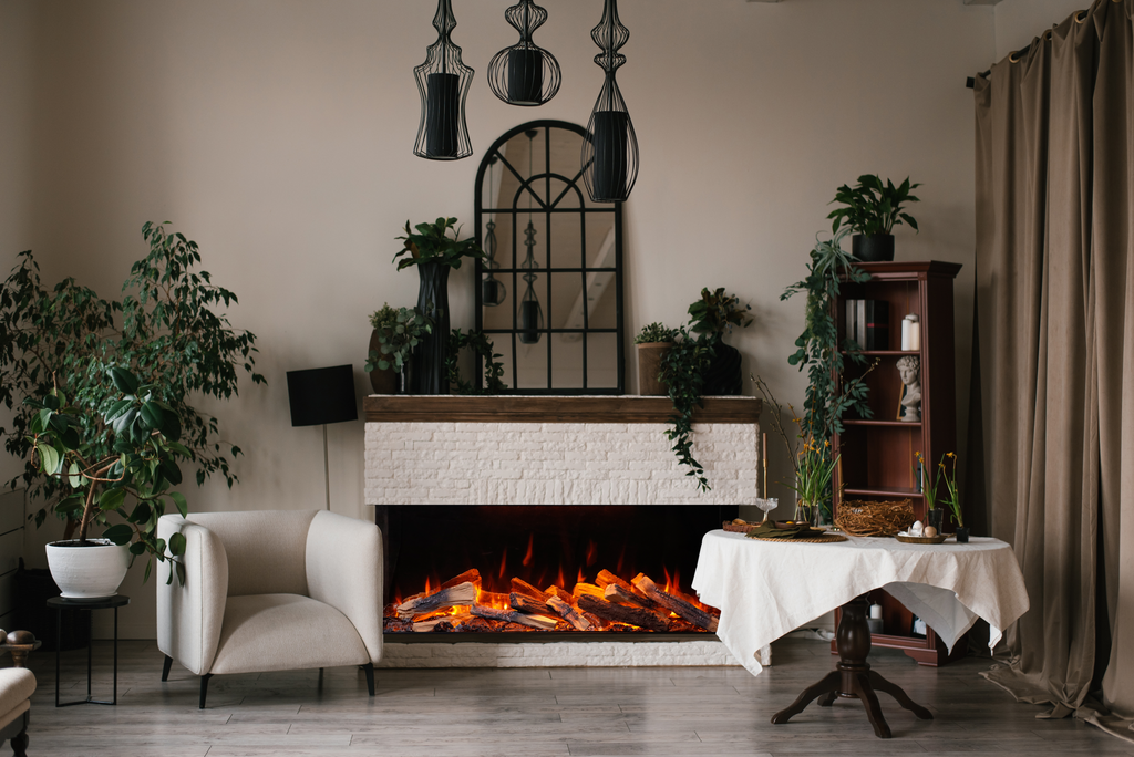 Amantii LumaForest 3-Sided Smart Electric Fireplace
