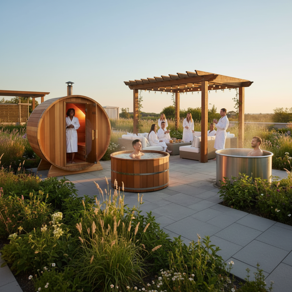 Sharp Square Outdoor Wellness Retreat